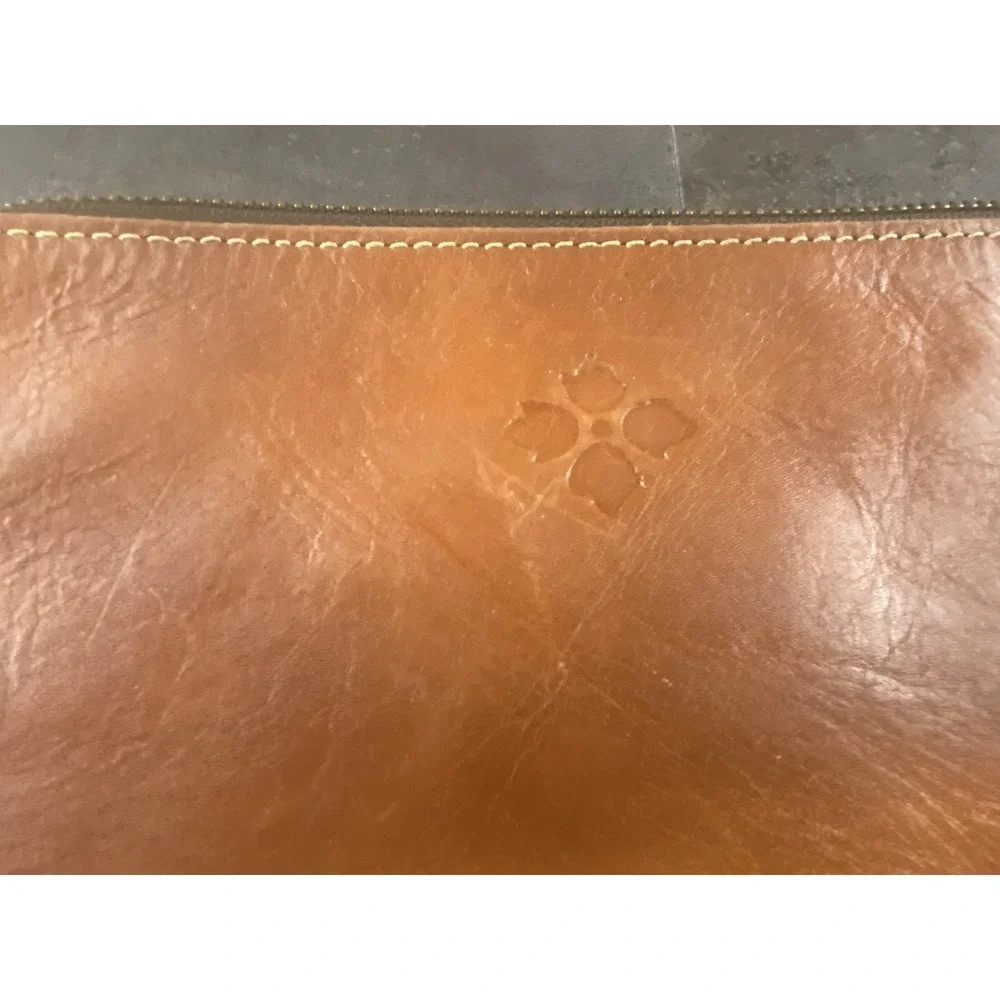 Patricia Nash Brown Leather Wristlet